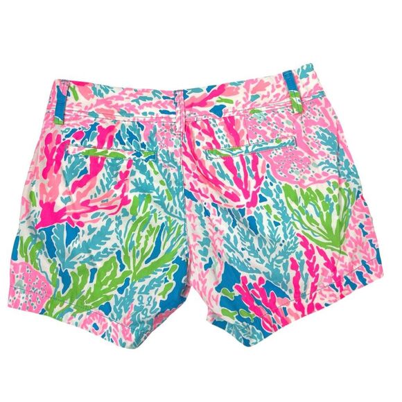 Lilly Pulitzer Callahan shorts 5” inseam Size 2 Lets Cha Cha print - Picture 5 of 6